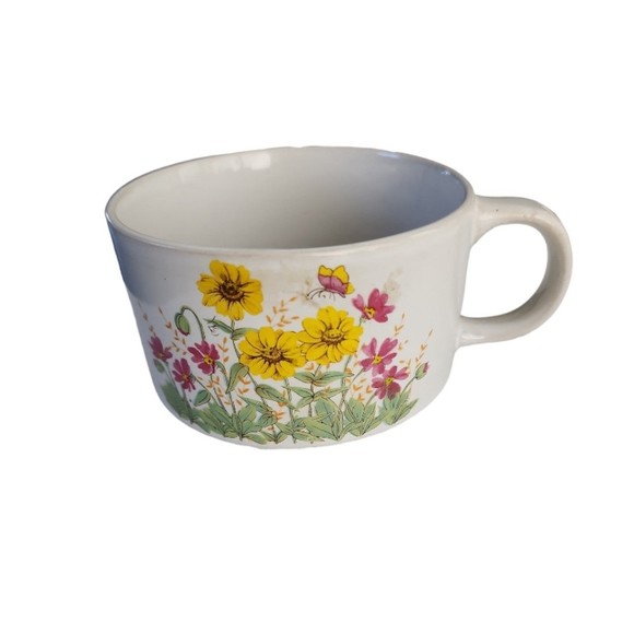 Set of 2 Vintage Soup Mugs - Picture 2 of 8